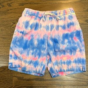 Chubbies Kids Swim Trunks - Blue and Pink Tie-Dye